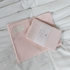 hydrofiele handdoek set in roze 