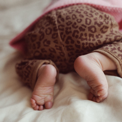TINY PANTS | LEOPARD BROWN