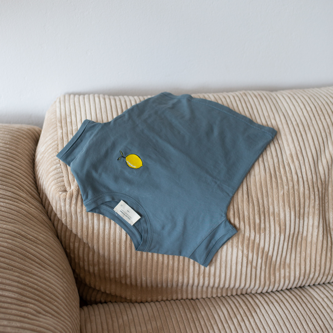 T-shirt misty blue 