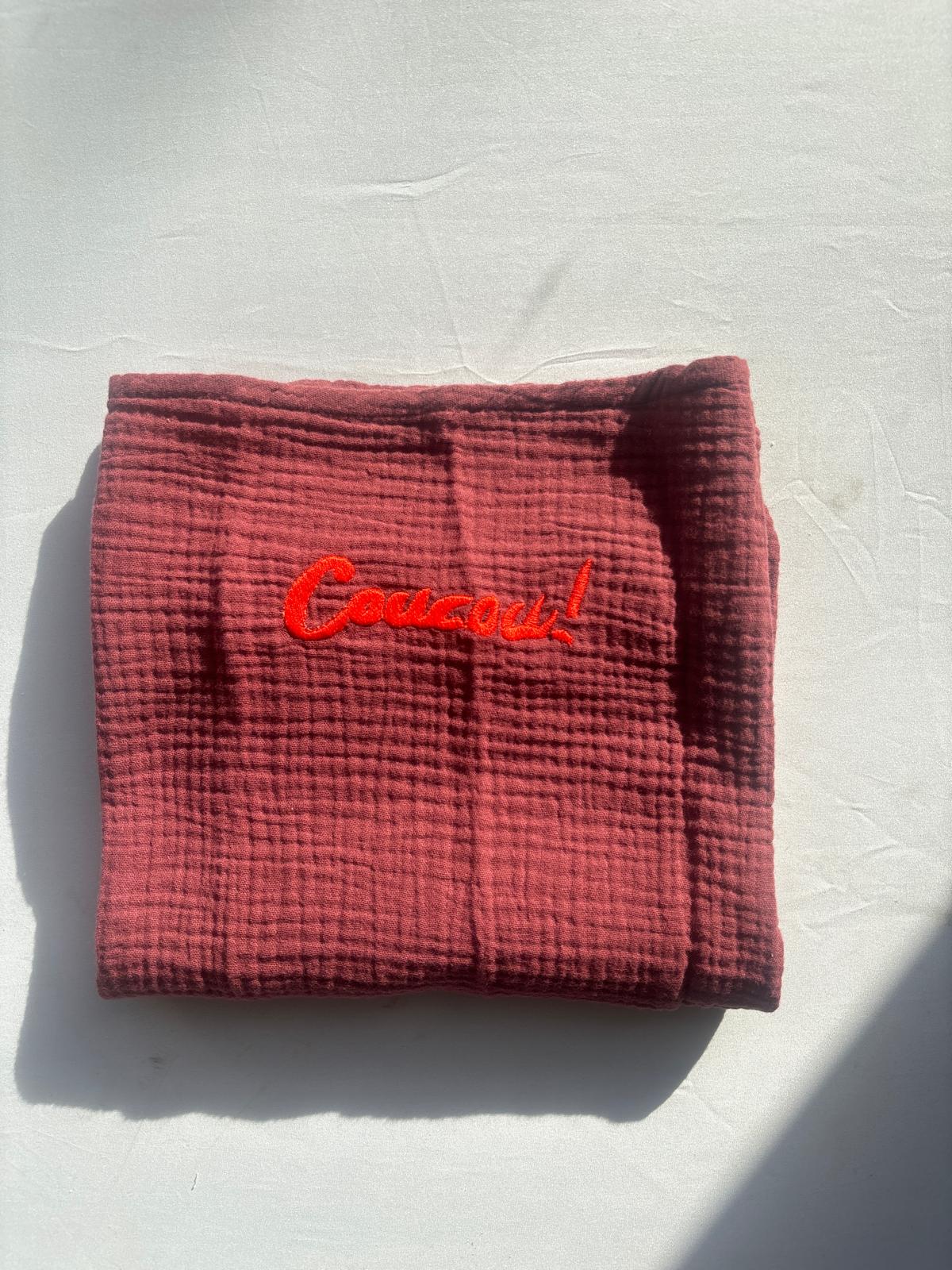 SAMPLE SALE |Huge Towel Burgundy Boo Coucou