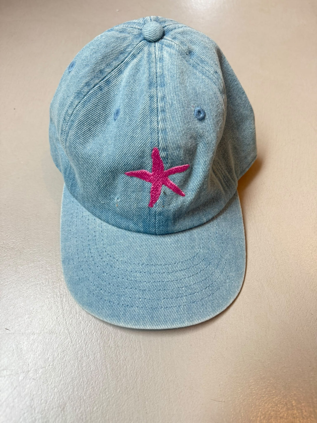 SAMPLE SALE | Cap Kids Denim Pink Starfish 1-4 Years
