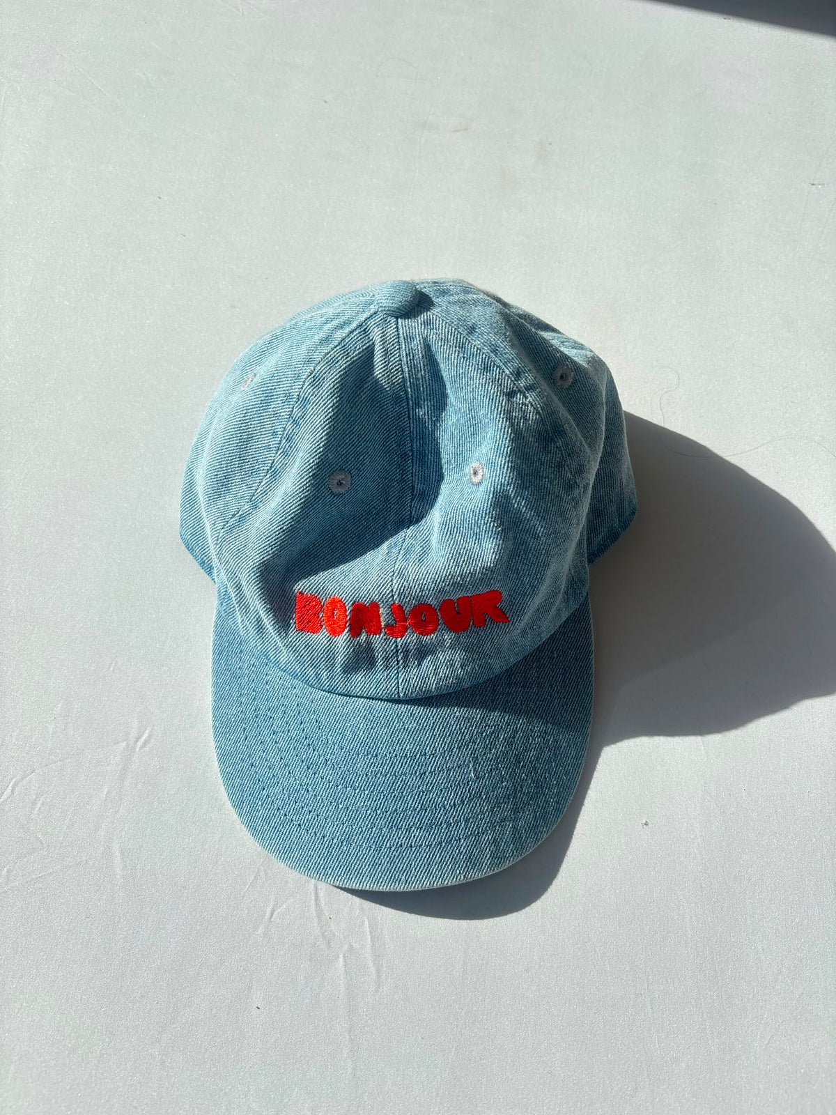 SAMPLE SALE | Kids Denim Cap Bonjour