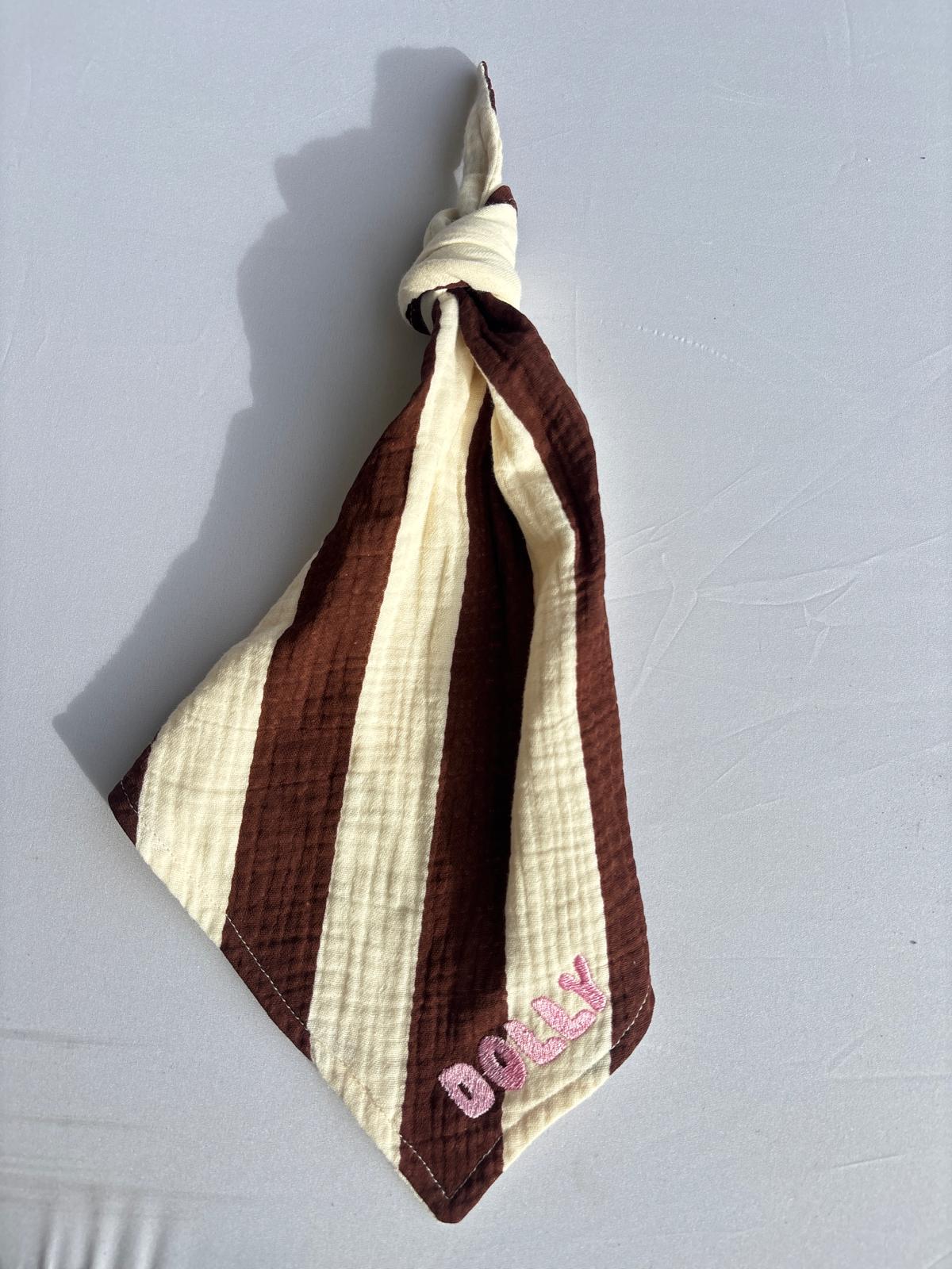 SAMPLE SALE |Cuddle Brown Stripe Dolly