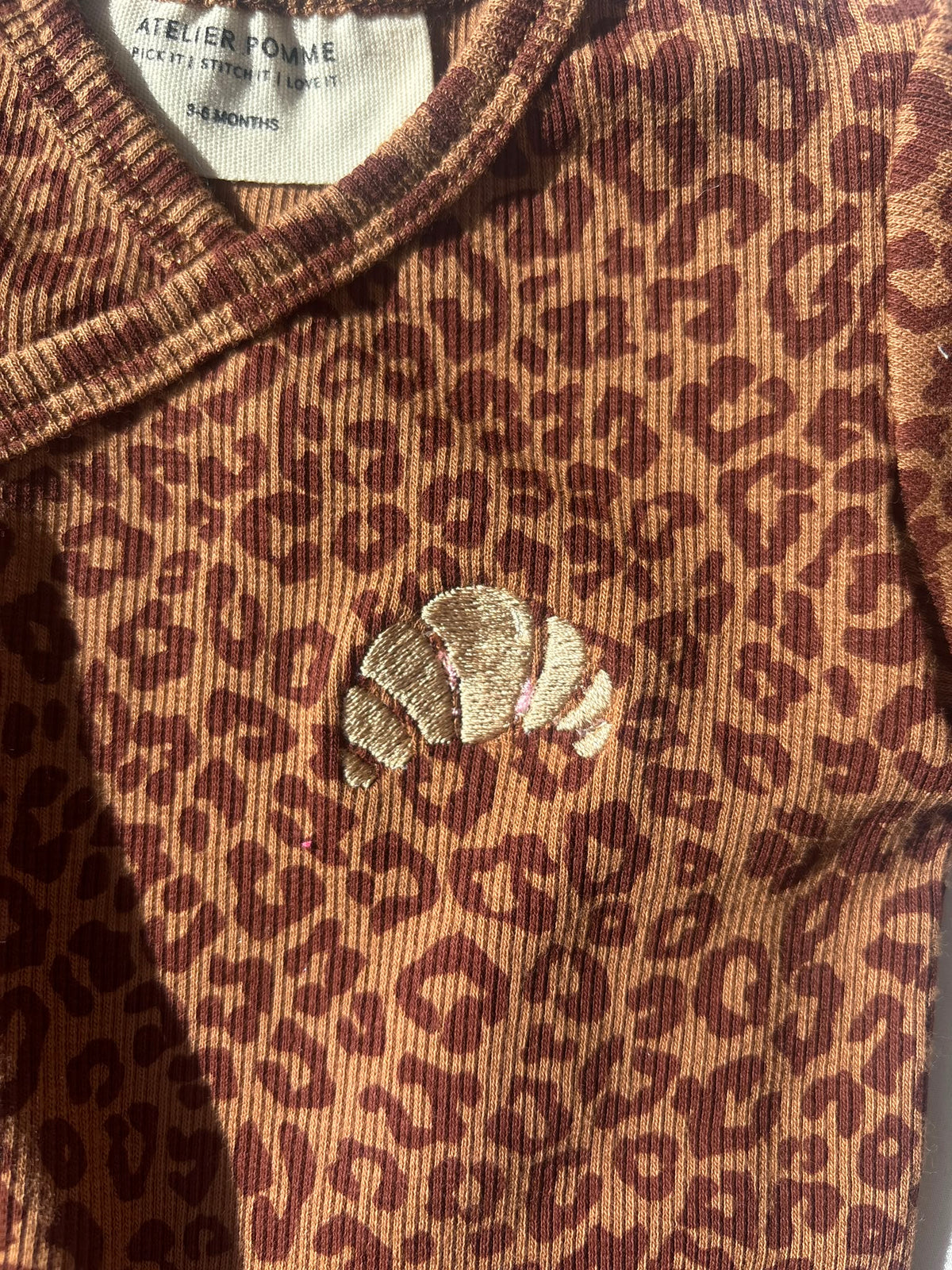 SAMPLE SALE | Leopard Rap Romper 3-6 Months
