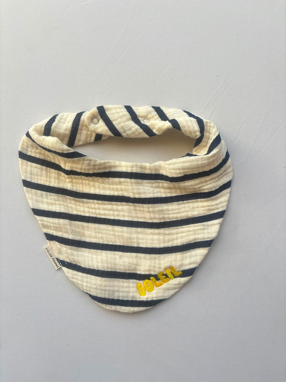 SAMPLE SALE |Tiny Bib Breton Stripe Soleil