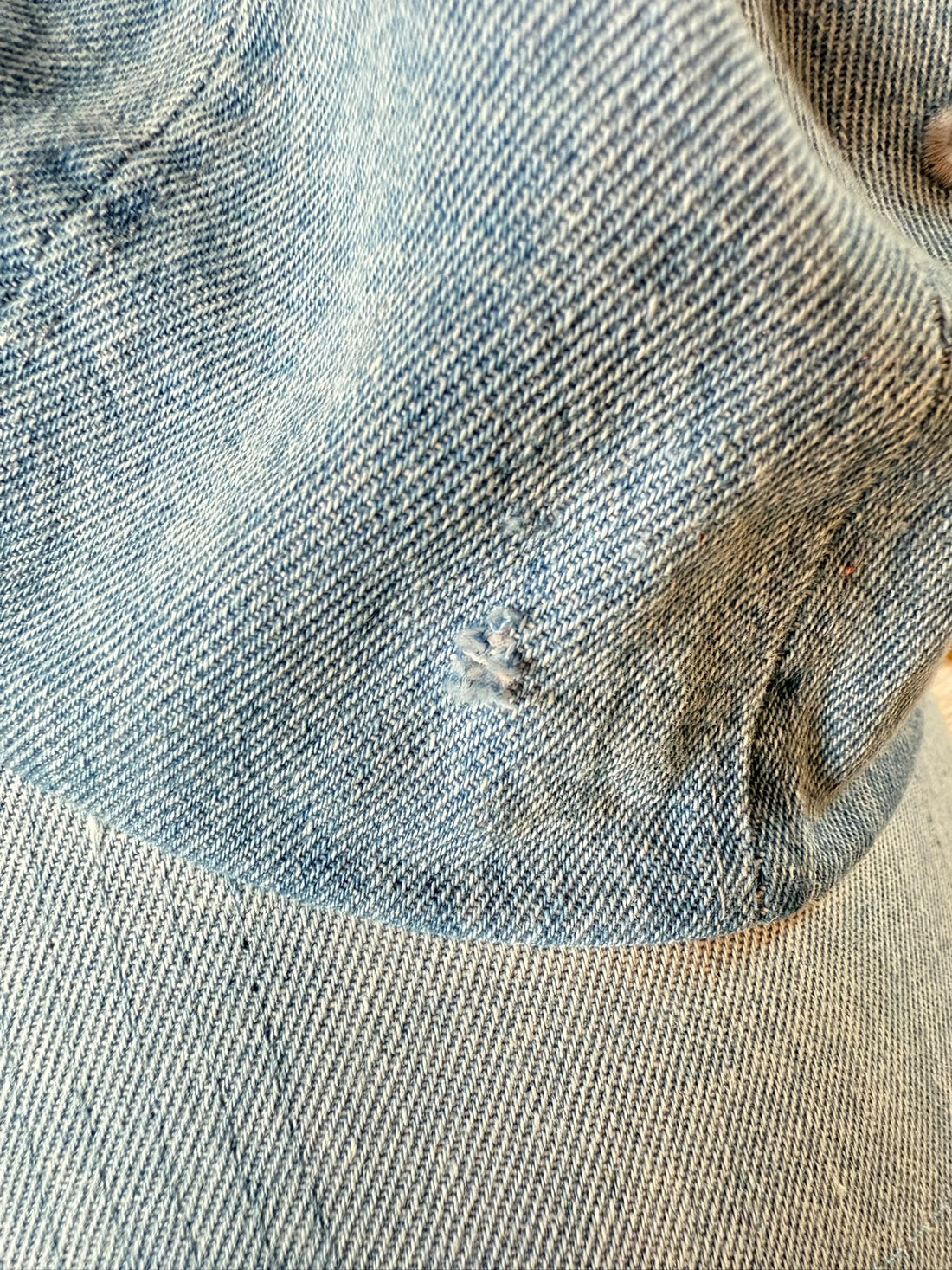 SAMPLE SALE | Cap Adult Denim Small Hole