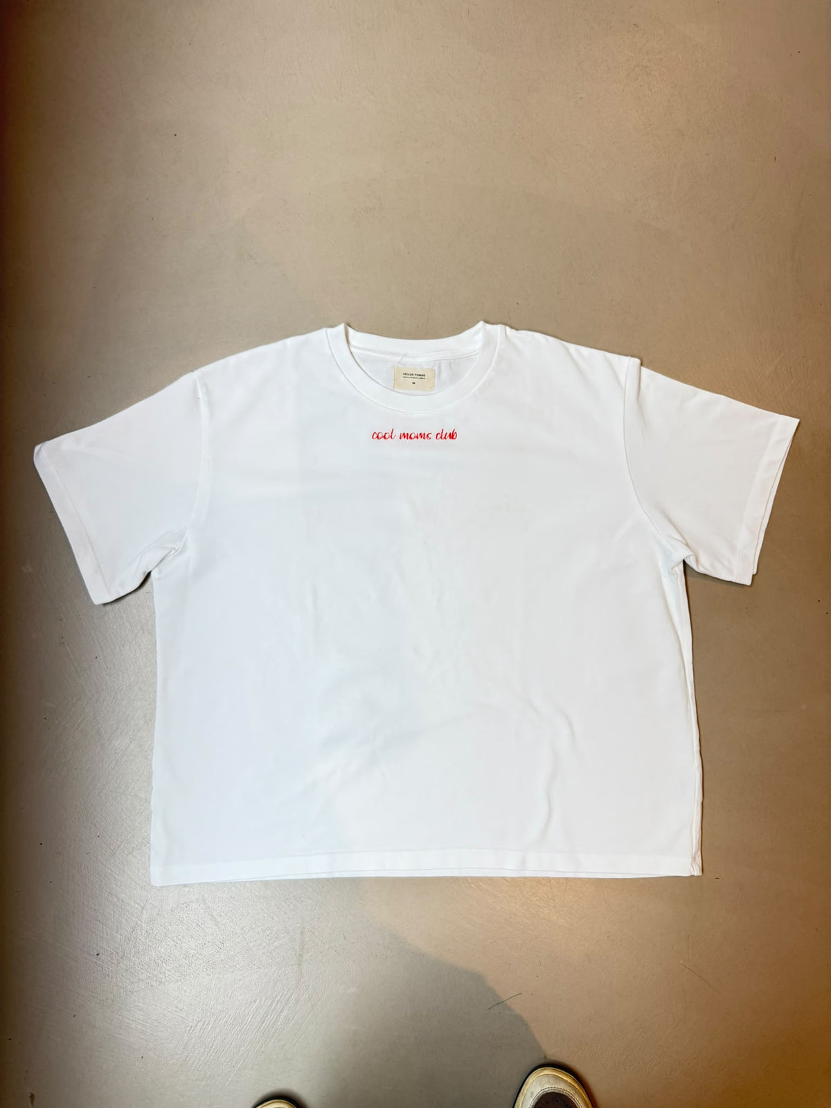 SAMPLE SALE | T-shirt White Cool Moms Club S/M
