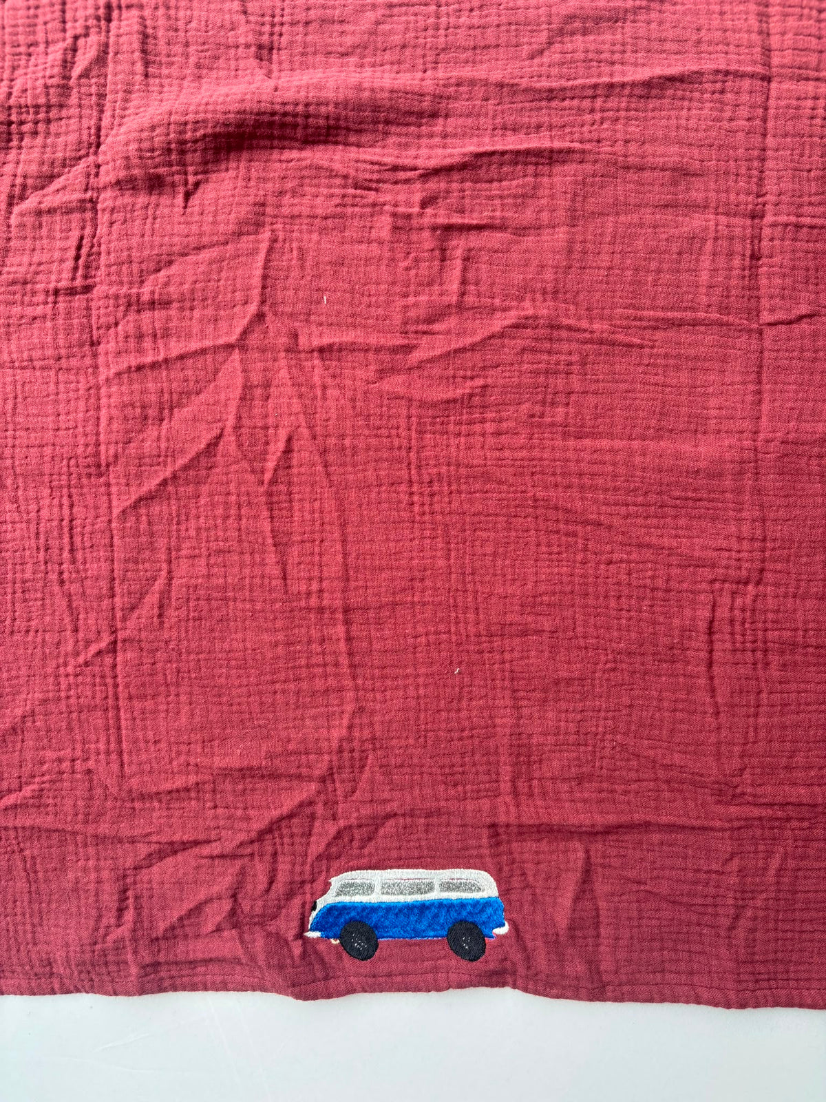 SAMPLE SALE |Huge Towel Burgundy Boo Camper