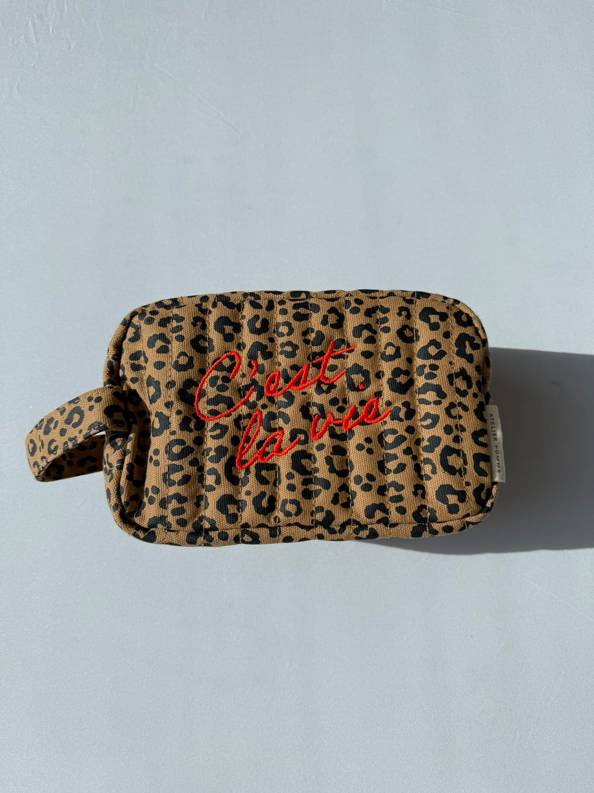 SAMPLE SALE | Leopard Pouch C&