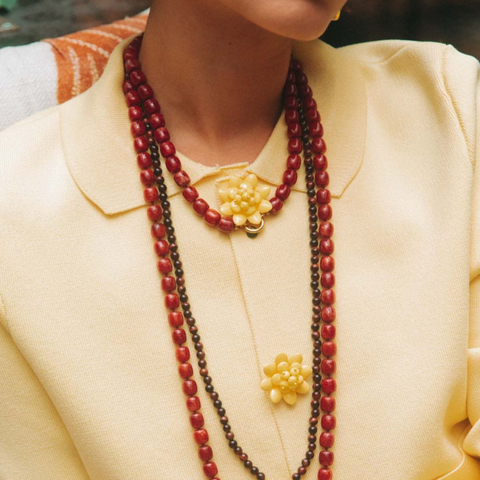 WILLIAM NECKLACE | RUBY RED