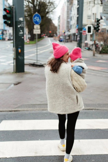 Beanie roze