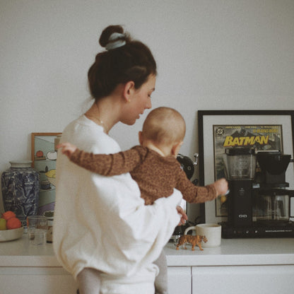 Woman sweater cosy white