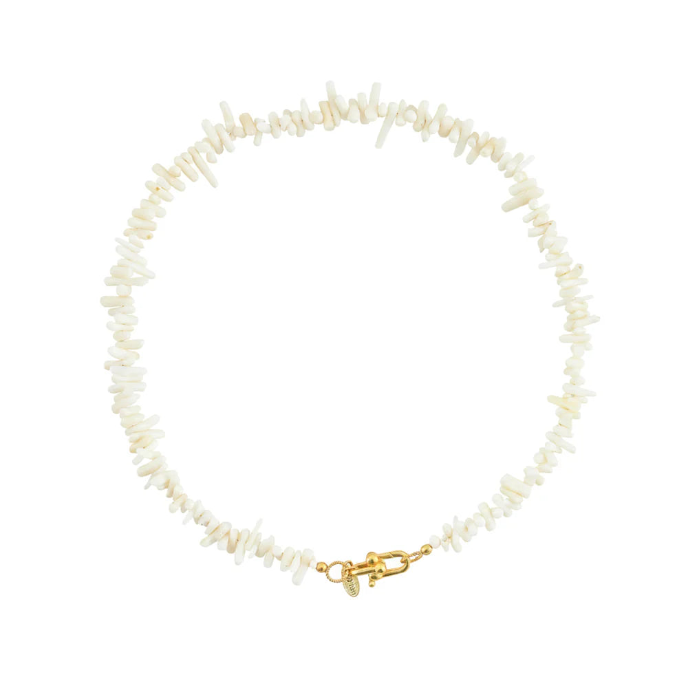 Coral Split Necklace | Gemstone