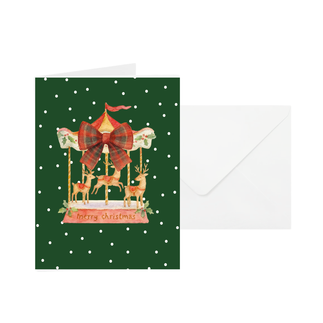 POST CARD | CHRISTMAS CAROUSEL MAGIC