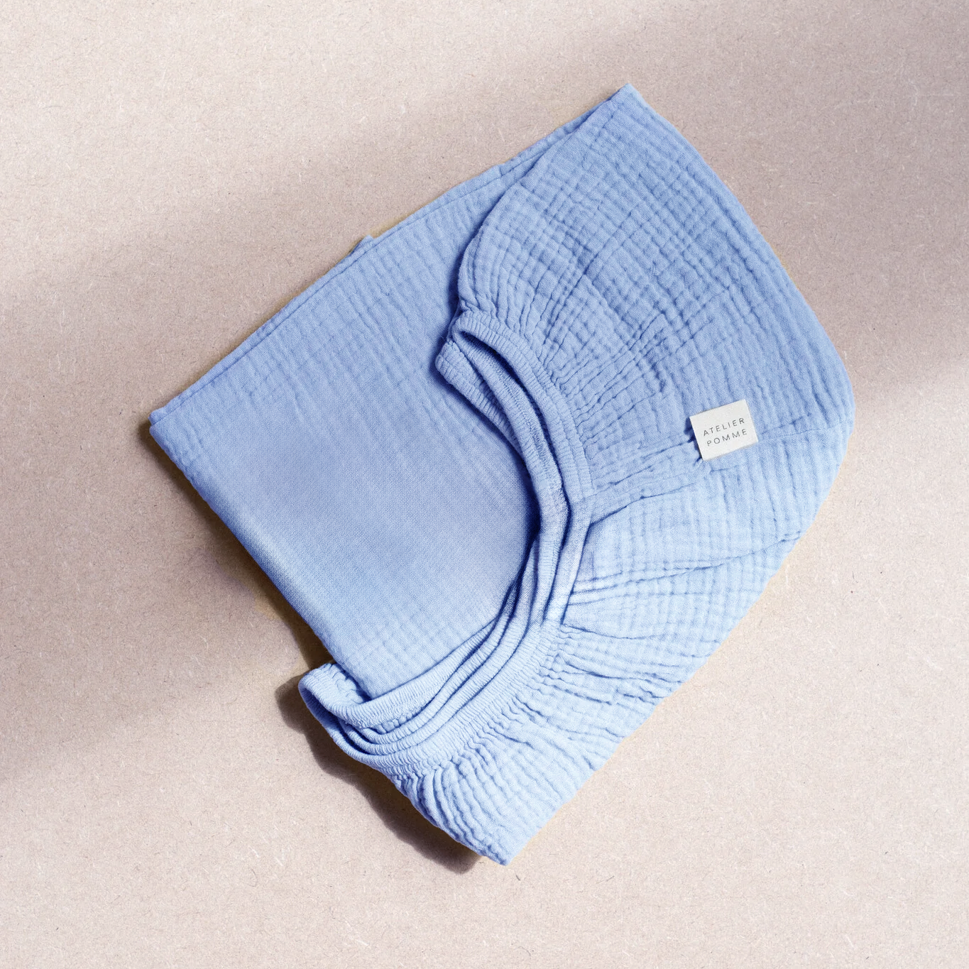 FITTED SHEET CRIB | DREAMY BLUE