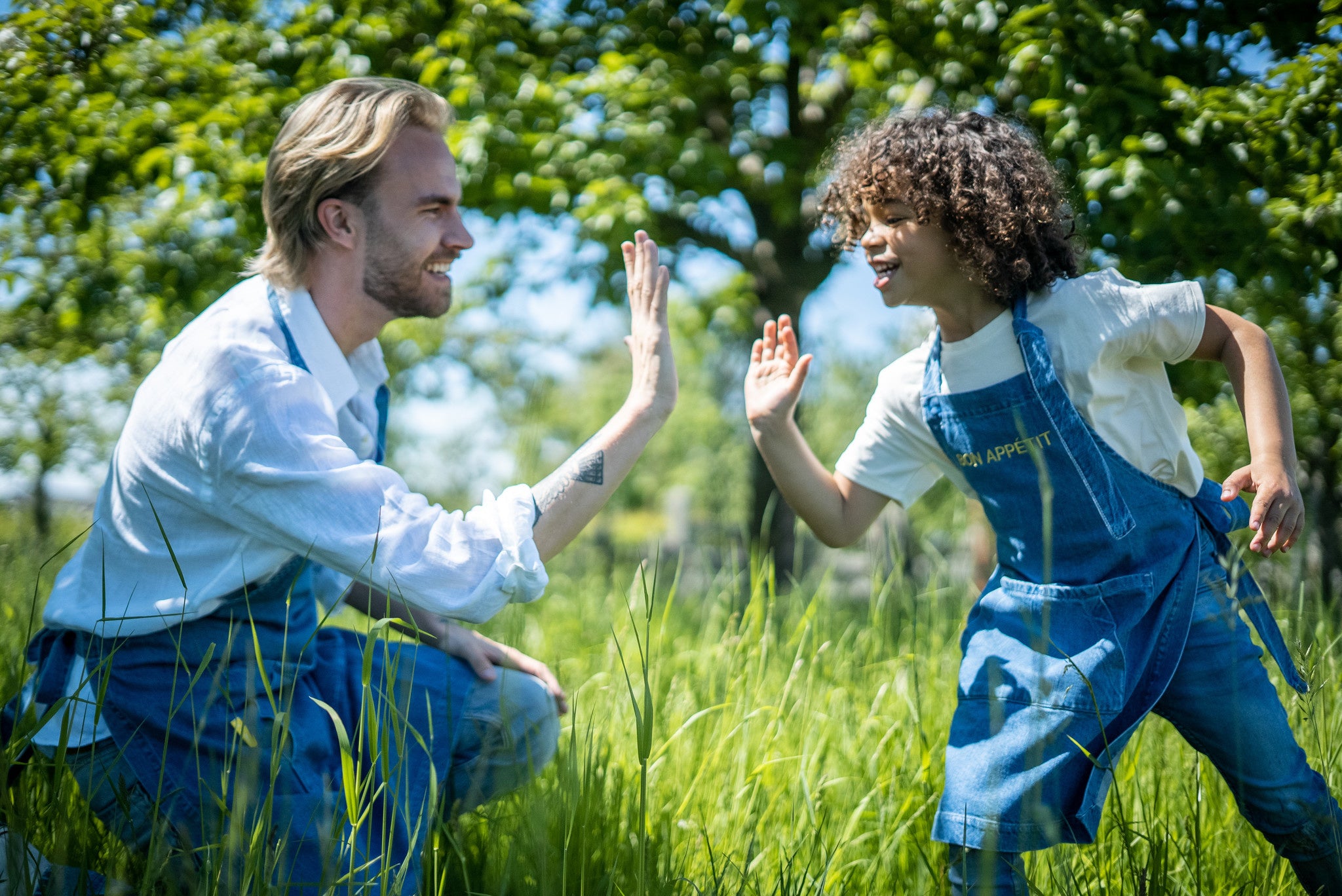 APRON PETIT CHEF | DENIM