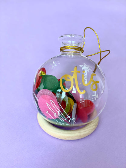 PERSONALIZED X-MAS WISH BALL