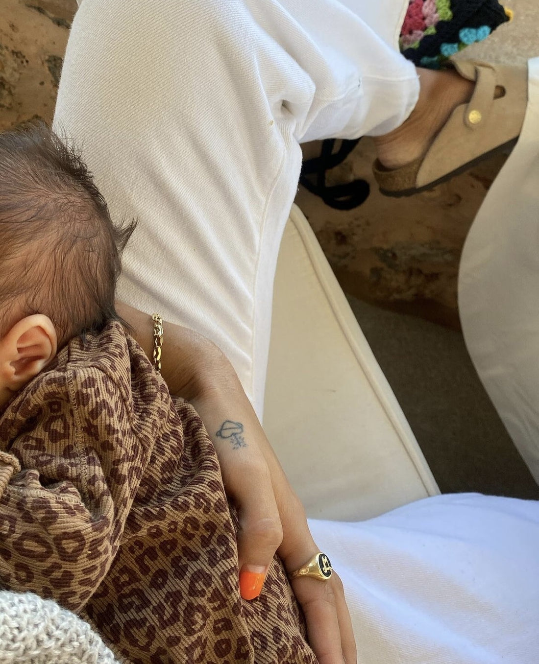 ROMPER WRAP THE BABY  | LEOPARD