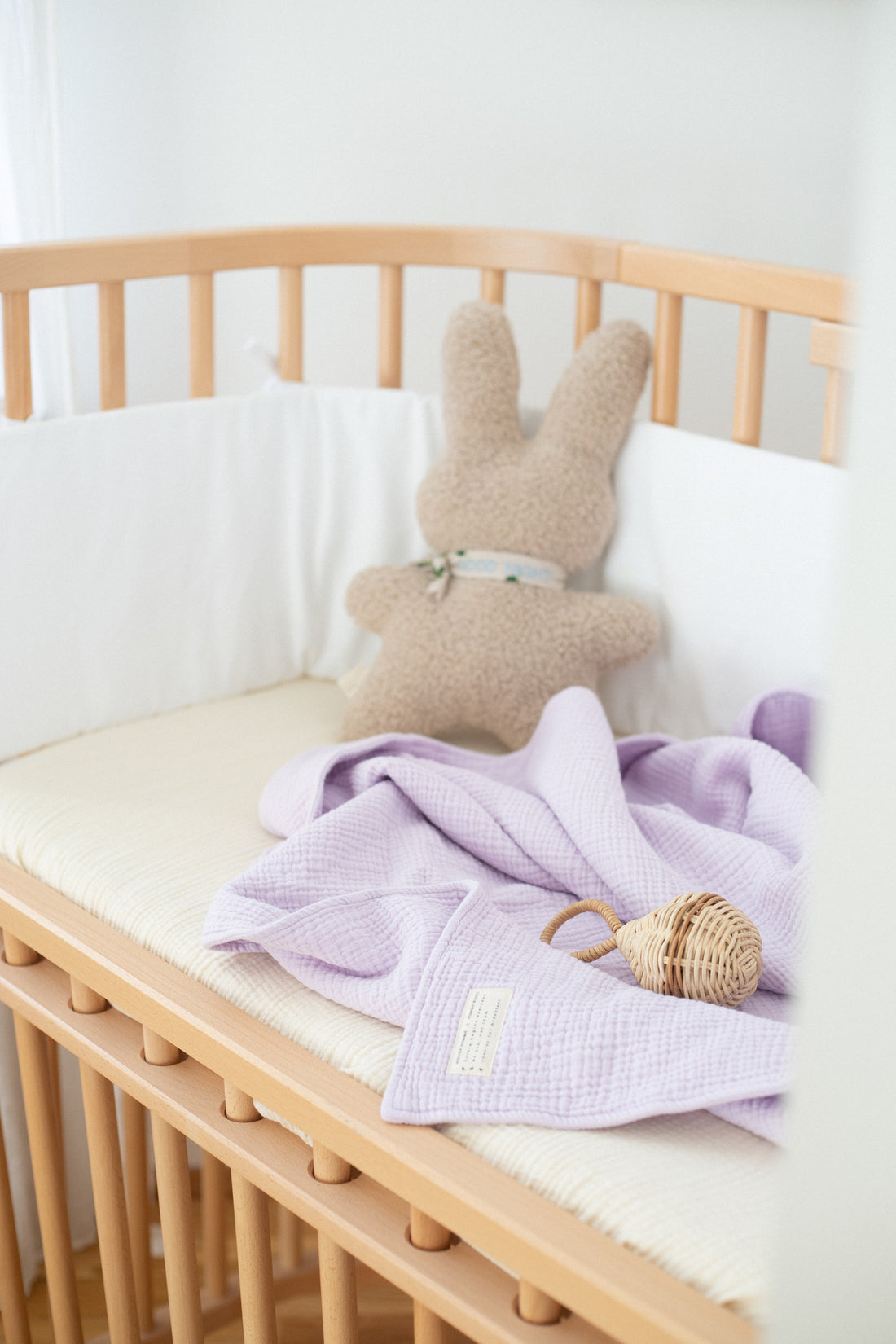 FITTED SHEET CRIB | COSY WHITE