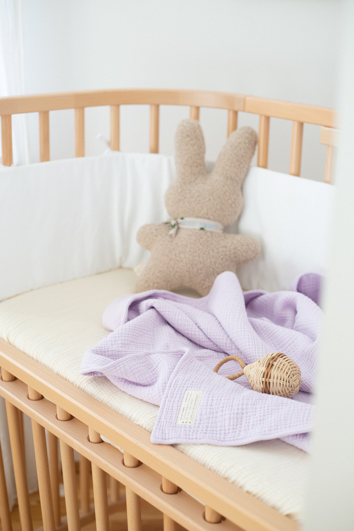 FITTED SHEET CRIB | COSY WHITE