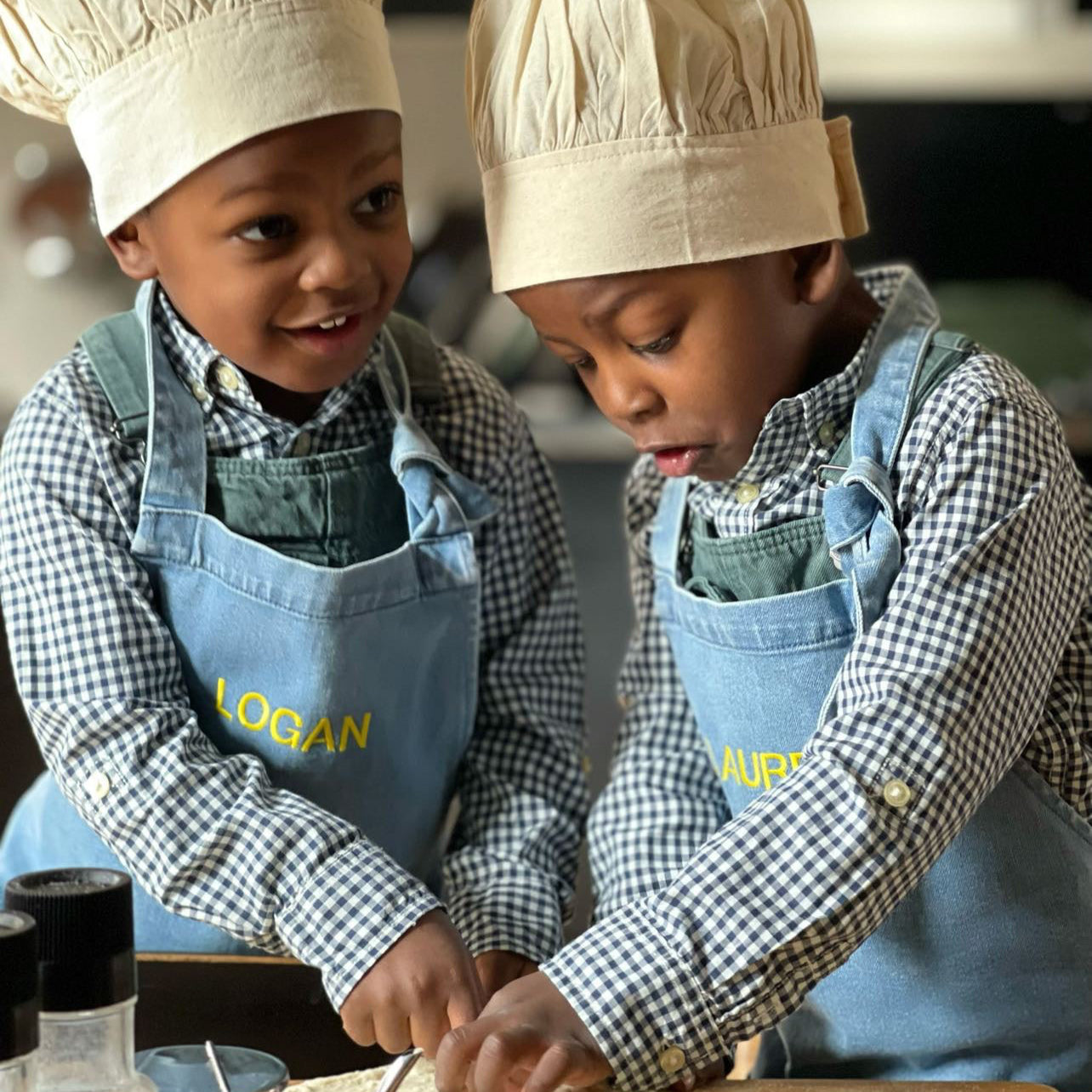 APRON PETIT CHEF | DENIM