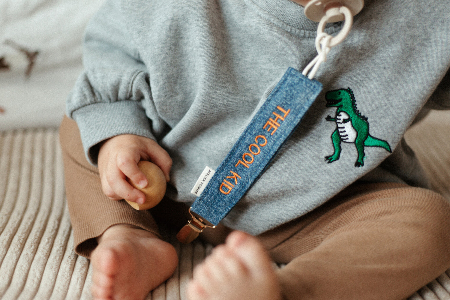 PACIFIER CORD | DENIM