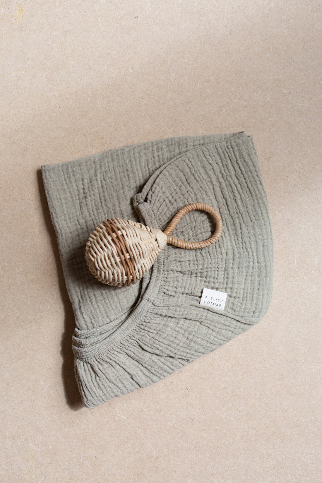 FITTED SHEET CRIB | MORNING MOSS