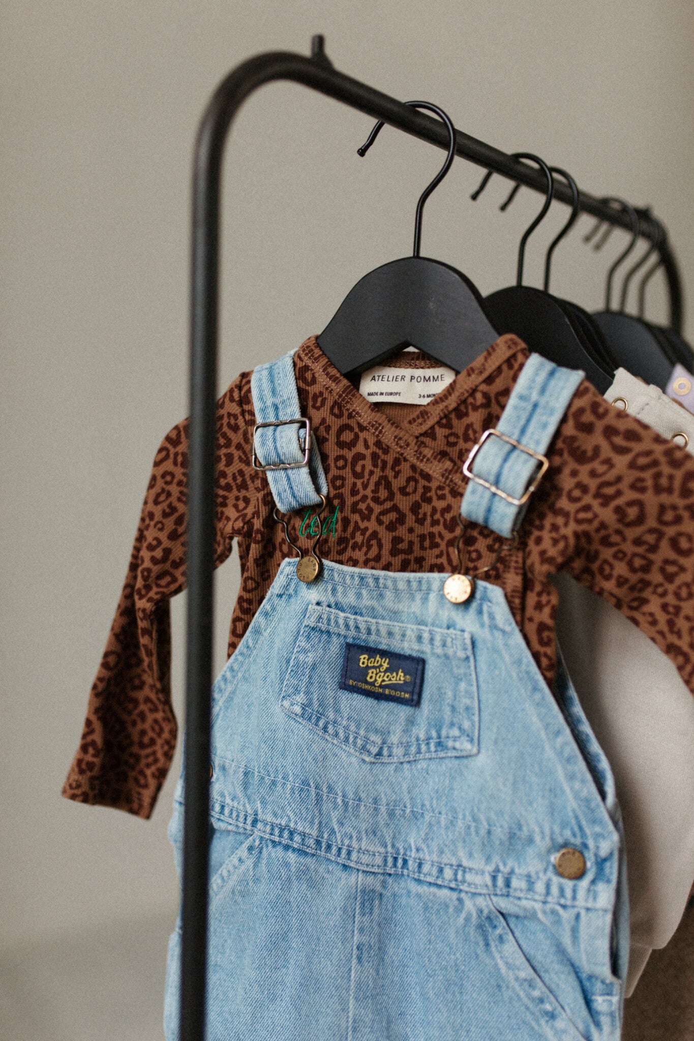 ROMPER WRAP THE BABY  | LEOPARD