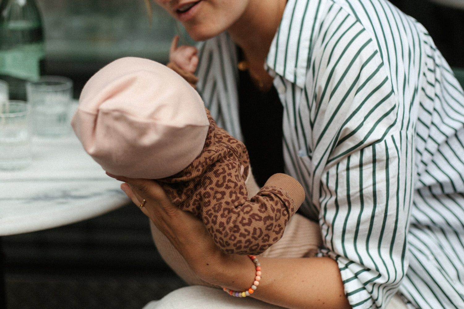 ROMPER WRAP THE BABY  | LEOPARD