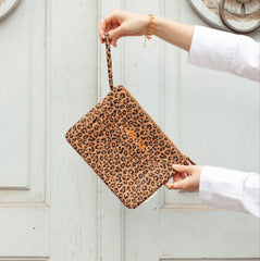 THE FLAT POUCH  | LEOPARD