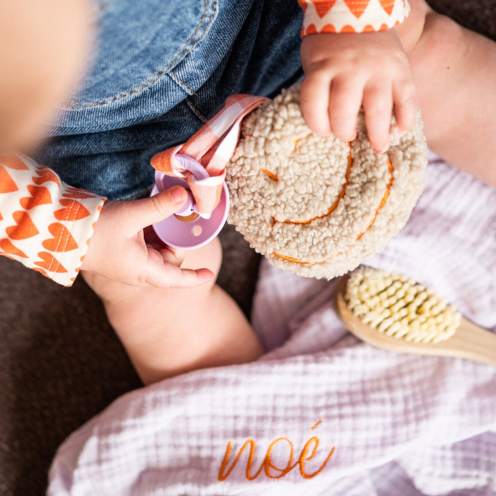PACIFIER CLOTH  POMME | TEDDY OOPSY ORANGE