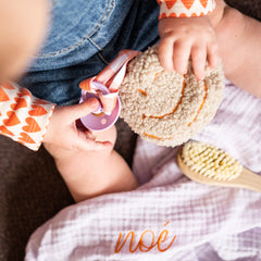 PACIFIER CLOTH  POMME | TEDDY OOPSY ORANGE