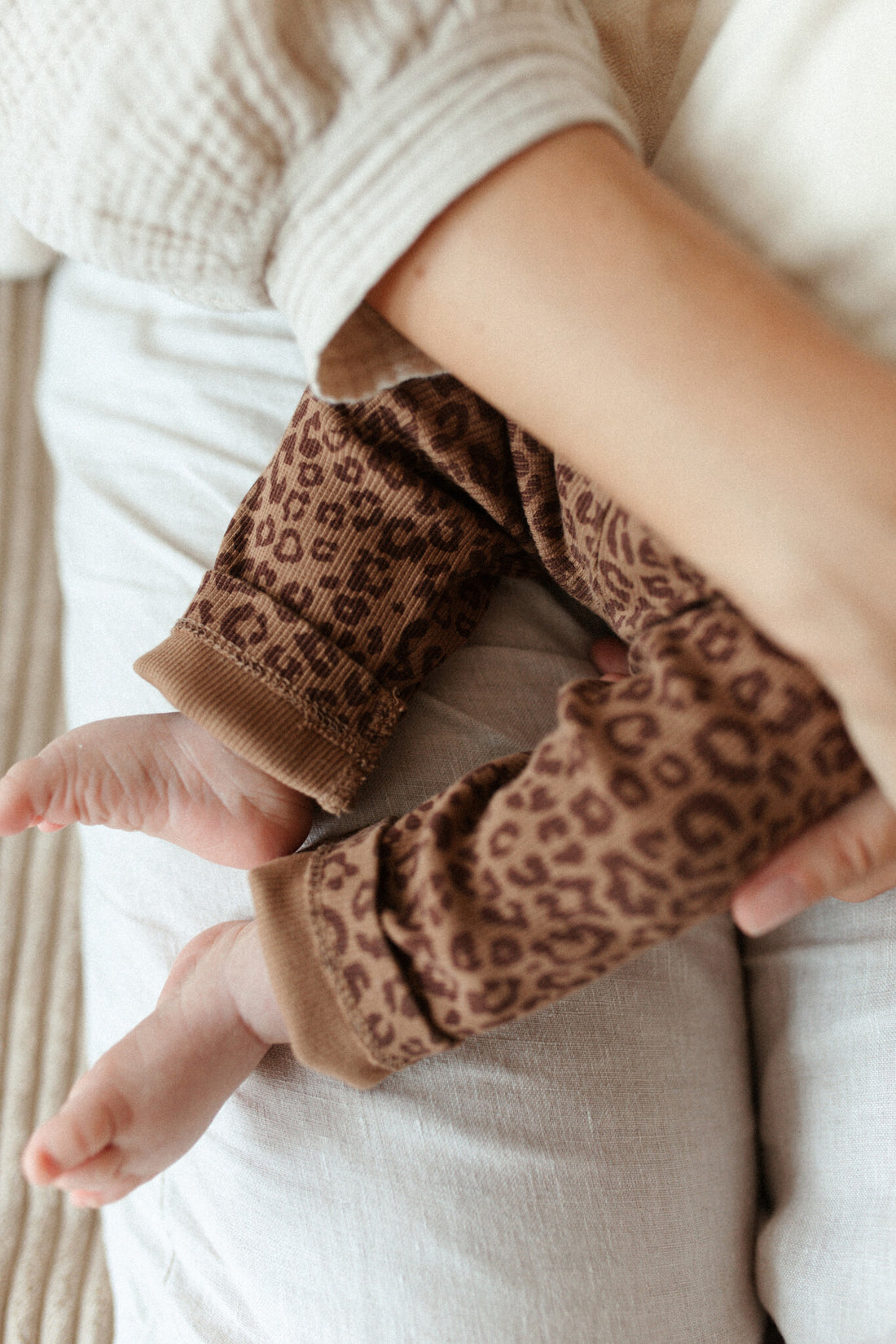 TINY PANTS | LEOPARD BROWN