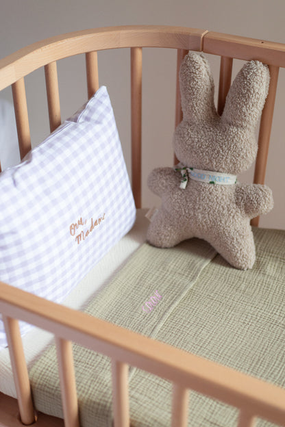 FLAT SHEET CRIB | MORNING MOSS