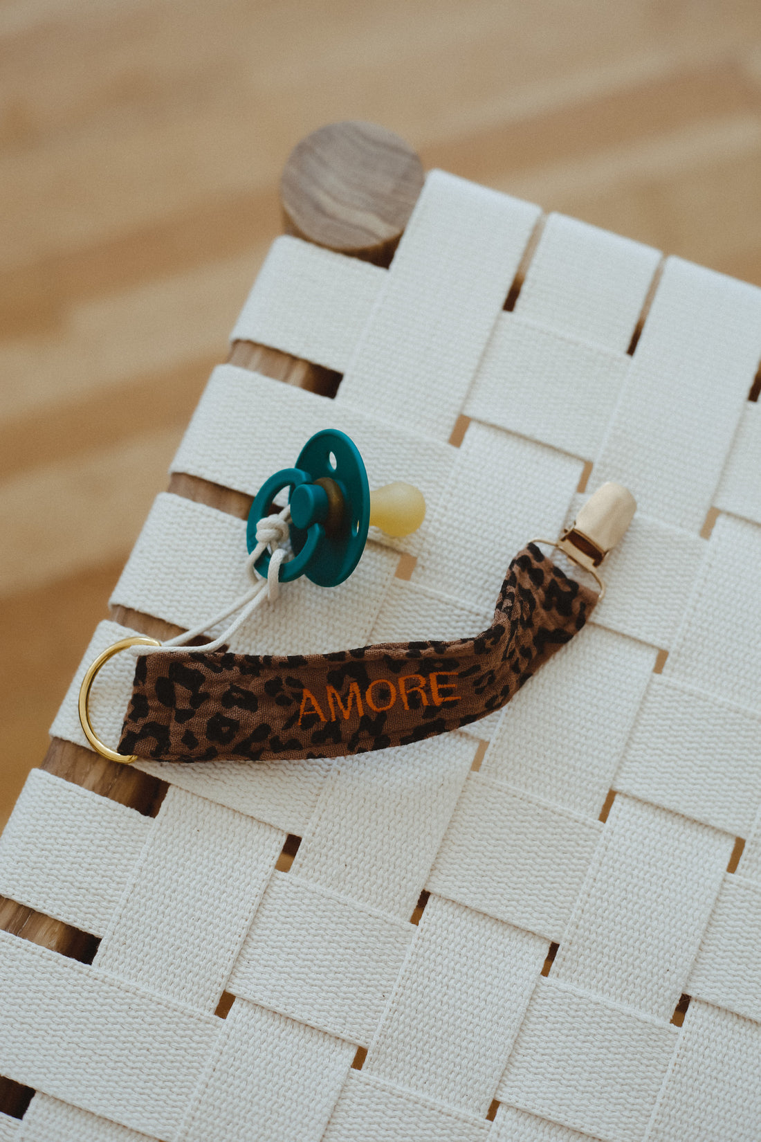 PACIFIER CORD | LEOPARD