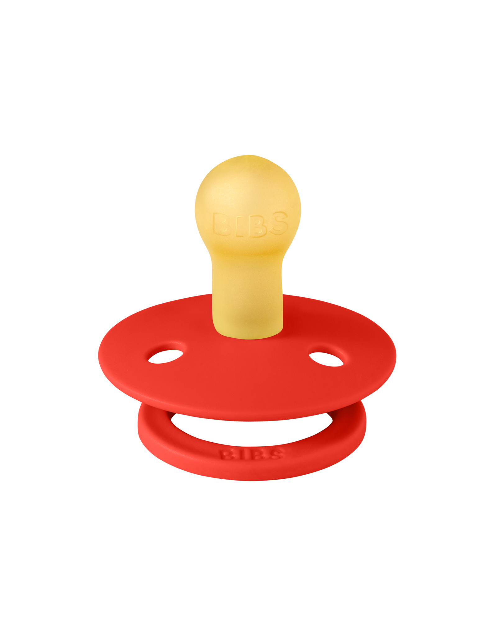 rode speen zij aanzicht van het merk BIBS