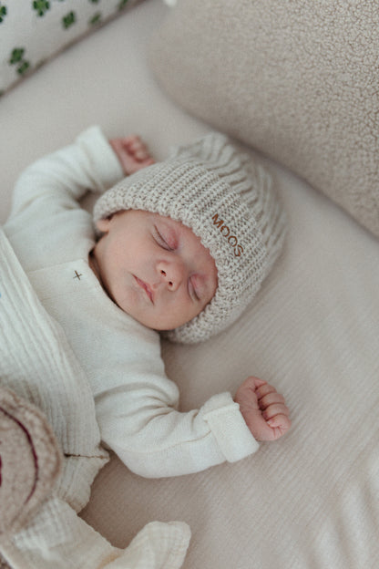 FITTED SHEET COT | BONJOUR BEIGE