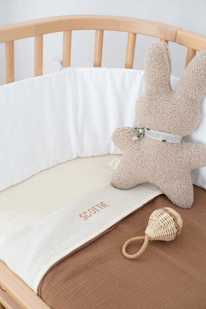 FITTED SHEET CRIB | COSY WHITE