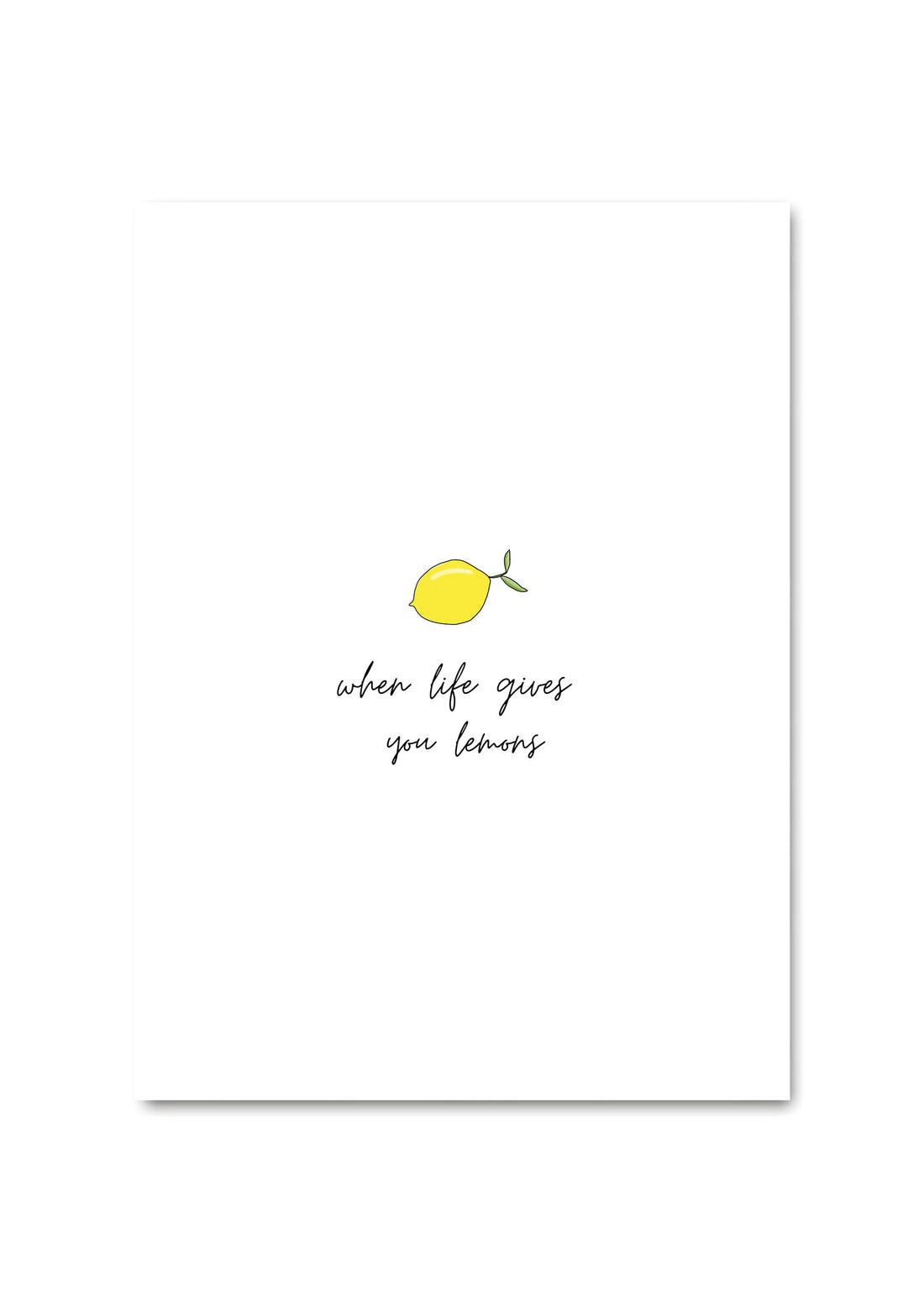 SALE - POST CARD | LEMONS