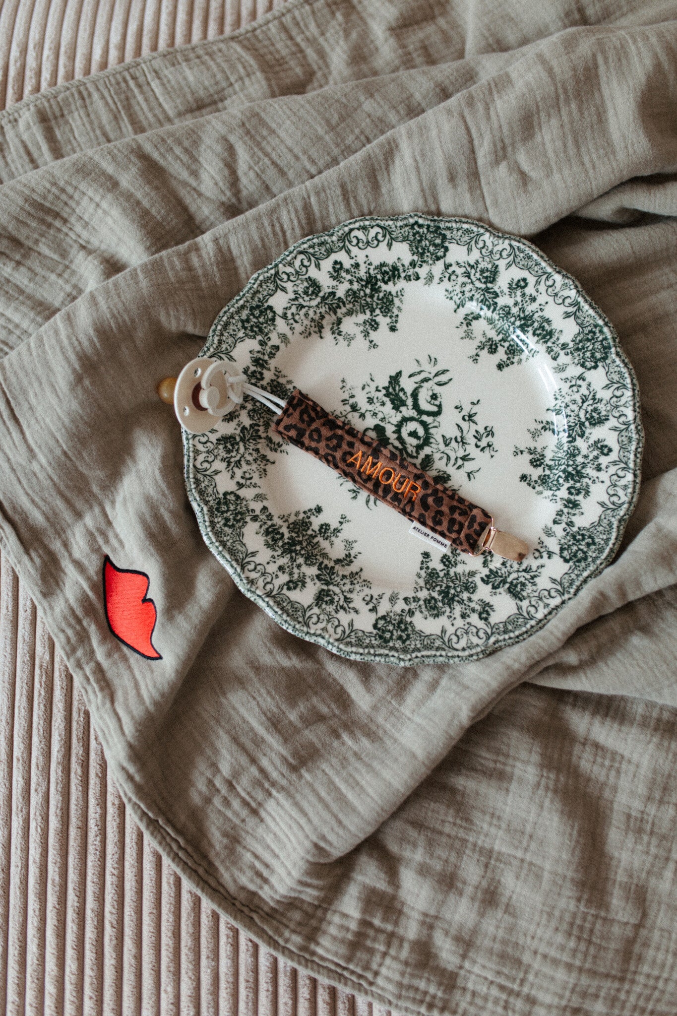 PACIFIER CORD | LEOPARD