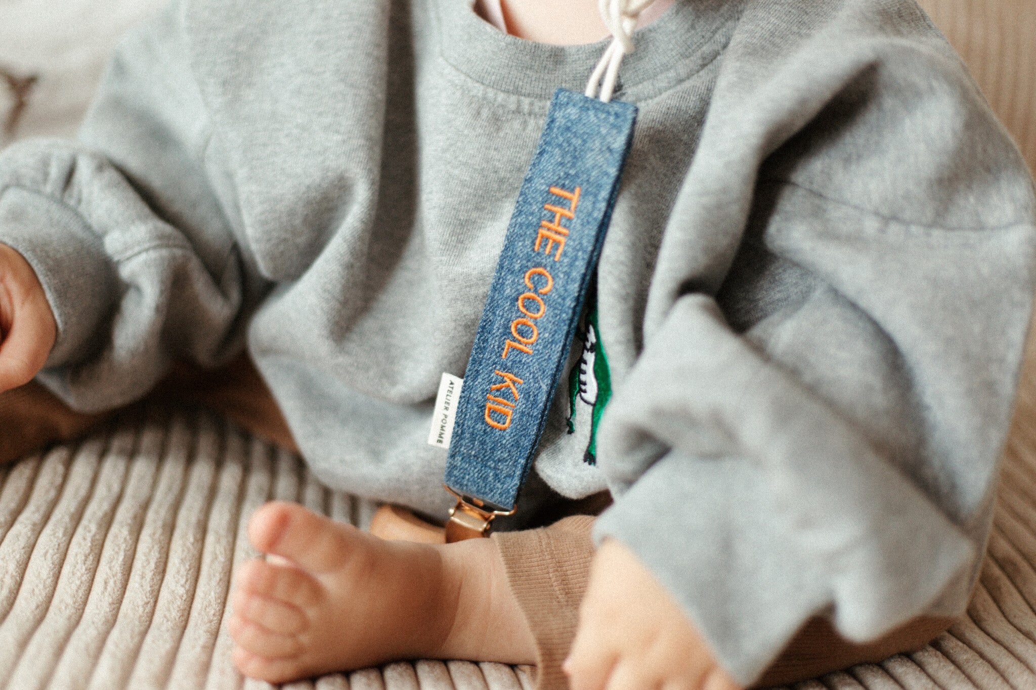 PACIFIER CORD | DENIM