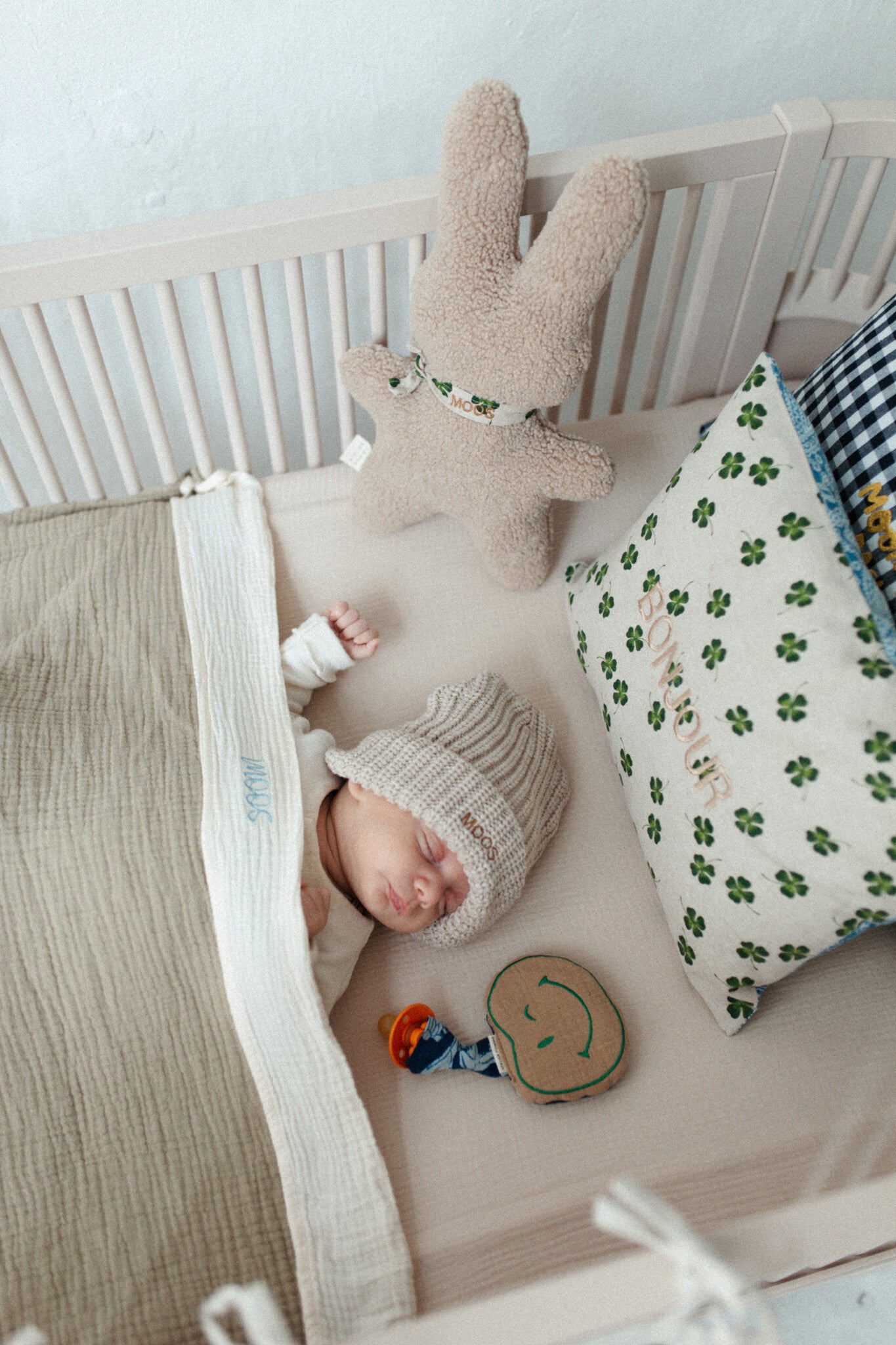 PACIFIER CLOTH  POMME | FINE BROWN