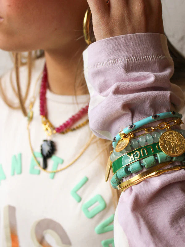 Gold Coin-armband