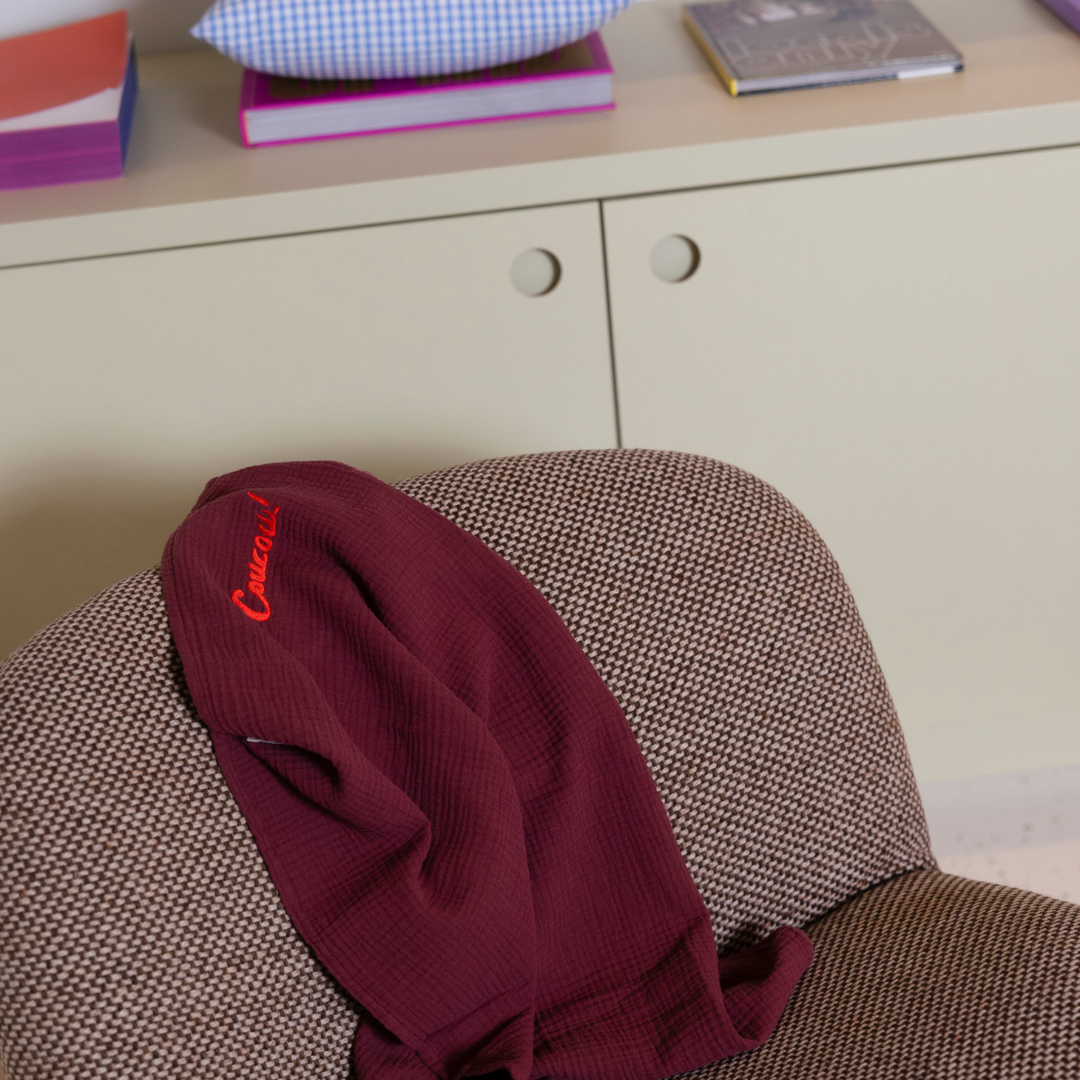 Hydrofiele doek | Burgundy boo