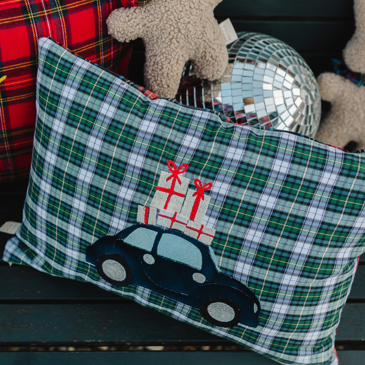 CUSHION | ÉDITION DE NOËL BLEU