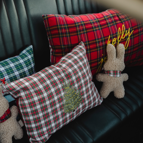 CUSHION | ÉDITION DE NOËL ROUGE