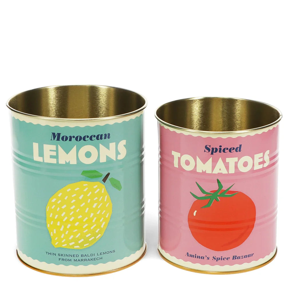 Storage tins | Citroen en tomaat