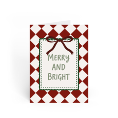 POST CARD | GINGHAM MERRY & BRIGHT