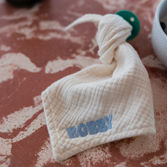 Schnuller-Kuscheltuch | Cosy white