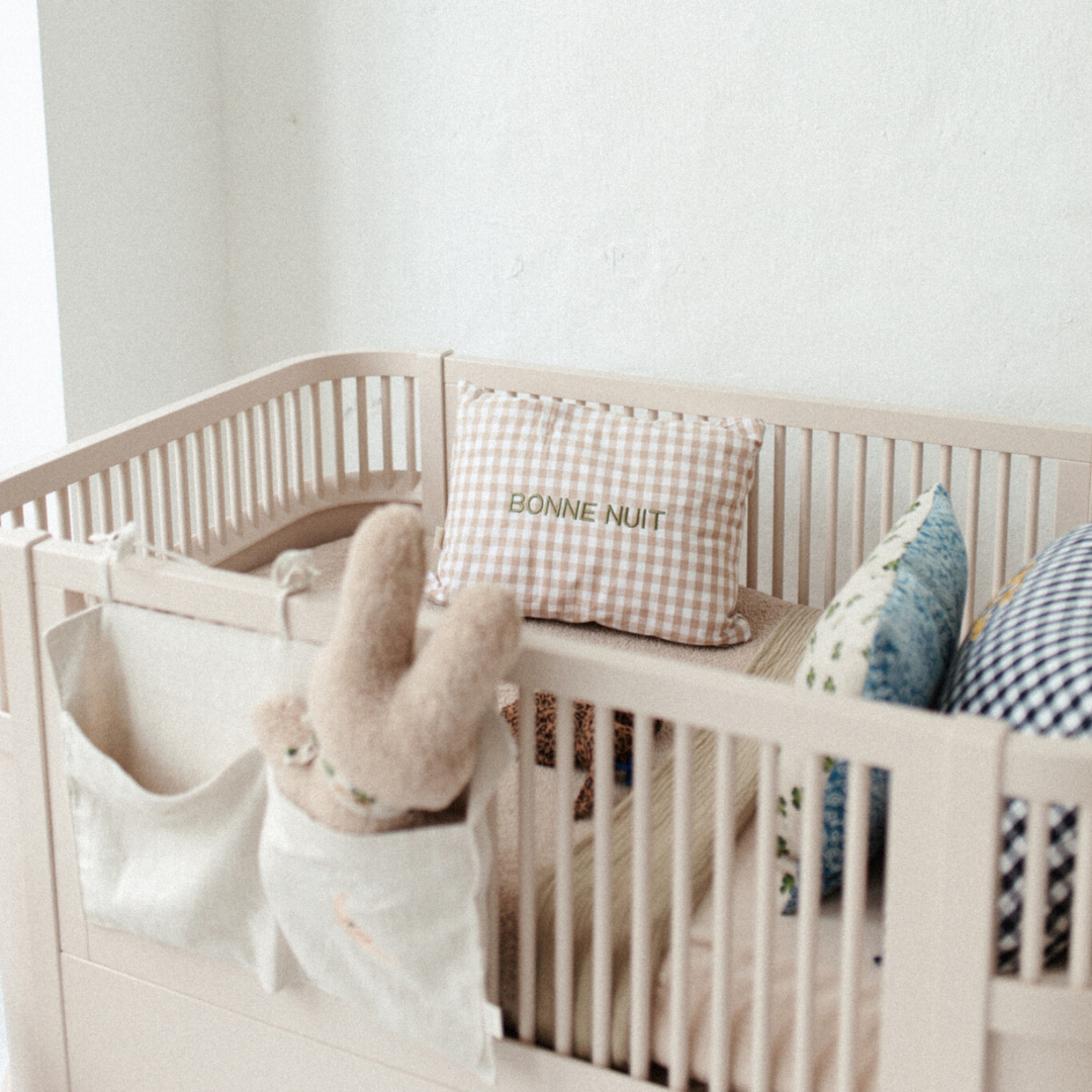 CUSHION CHECKED | BONJOUR BEIGE